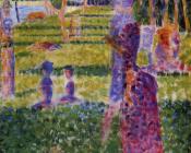 乔治 修拉 : La Grande Jatte, The Couple